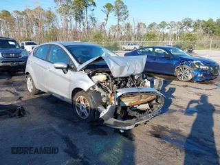 2017 Ford Fiesta SE with VIN 3FADP4EJ7HM118700, listed as a IAAI auction lot 41656550 with 81,995 mi miles. Bid and sale history available at carsss.com. Image 1.