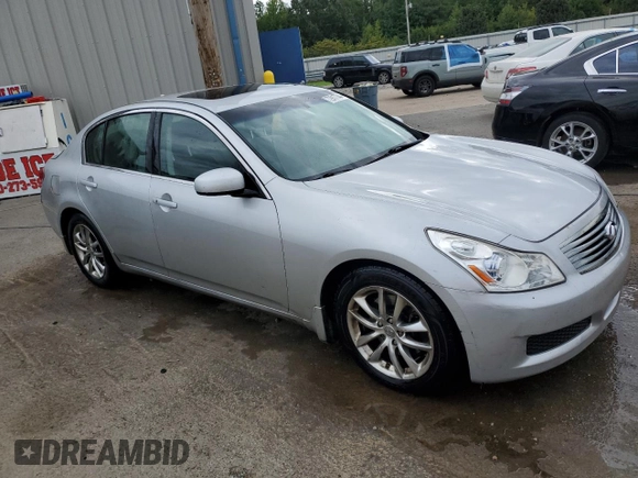2008 Infiniti G35 with VIN JNKBV61E08M222550, listed as a Copart auction lot 72917744 with 195,972 mi miles and Salvage Title. Bid and sale history available at DreamBid. Image 4.