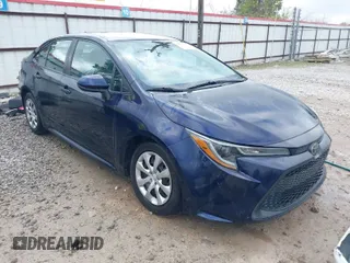 2021 Toyota Corolla LE with VIN 5YFEPMAE2MP168799, listed as a IAAI auction lot 41895490 with 108,693 mi miles. Bid and sale history available at carsss.com. Image 1.