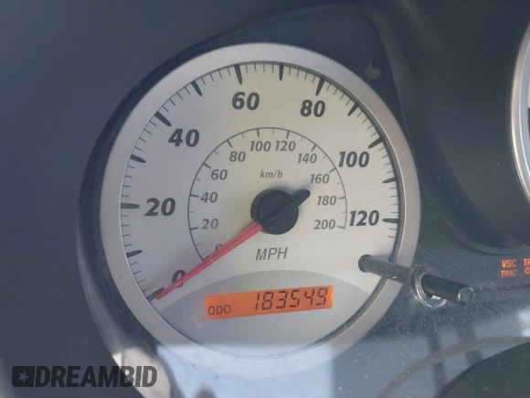 2005 Toyota RAV4 with VIN JTEGD20V450071134, listed as a IAAI auction lot 42109392 with 183,549 mi miles. Bid and sale history available at carsss.com. Image 7.