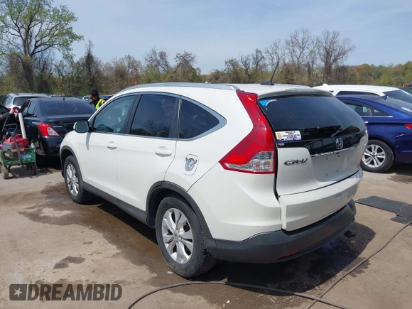 2014 Honda CR-V EX-L with VIN 5J6RM4H76EL012691, listed as a IAAI auction lot 42065926 with 89,685 mi miles. Bid and sale history available at carsss.com. Image 3.