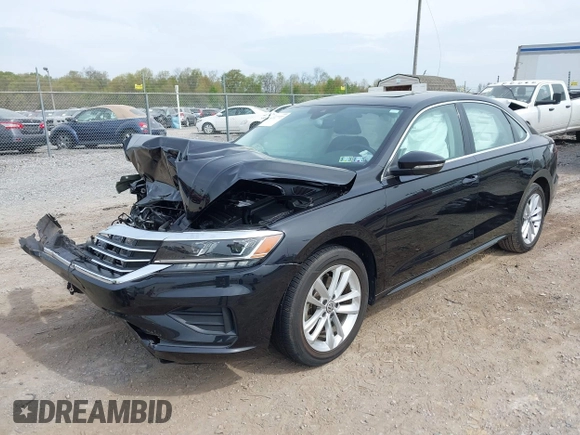 2020 Volkswagen Passat 2.0T SE with VIN 1VWWA7A30LC013193, listed as a IAAI auction lot 42127722 with 55,963 mi miles. Bid and sale history available at carsss.com. Image 2.