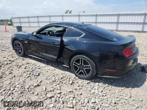 2019 Ford Mustang GT with VIN 1FA6P8CF0K5185215, listed as a Copart auction lot 61682205 with 36,356 mi miles and Salvage title. Bid and sale history available at DreamBid. Image 2.