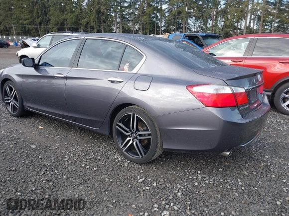 2015 Honda Accord Sport with VIN 1HGCR2F55FA066887, listed as a IAAI auction lot 41937676 with 95,424 mi miles and . Bid and sale history available at DreamBid. Image 3.