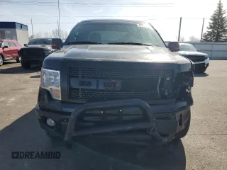 2012 Ford F-150 XL with VIN 1FTFX1EF1CFC21049, listed as a Copart auction lot 47586835 with 155,949 mi miles and Salvage Title. Bid and sale history available at carsss.com. Image 5.