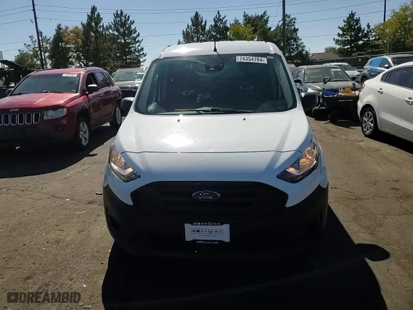 2021 Ford Transit Connect Van XL with VIN NM0LS7E74M1498335, listed as a Copart auction lot 74354784 with 54,362 mi miles and Salvage Title. Bid and sale history available at carsss.com. Image 12.
