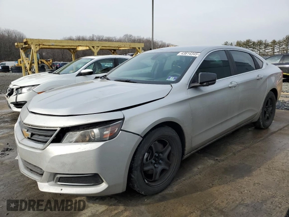 2017 Chevrolet Impala LS with VIN 1G11Z5S33HU118653, listed as a Copart auction lot 43614345 with 74,006 mi miles and Salvage Title. Bid and sale history available at DreamBid. Image 1.