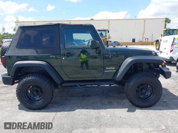 2010 Jeep Wrangler Sport with VIN 1J4AA2D17AL126737, listed as a IAAI auction lot 42237596 with 119,391 mi miles and . Bid and sale history available at carsss.com. Image 13.