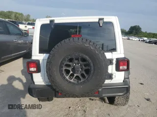 2022 Jeep Wrangler Unlimited Sport with VIN 1C4HJXDG1NW247614, listed as a Copart auction lot 70441794 with 35,854 mi miles and Salvage Title. Bid and sale history available at DreamBid. Image 6.