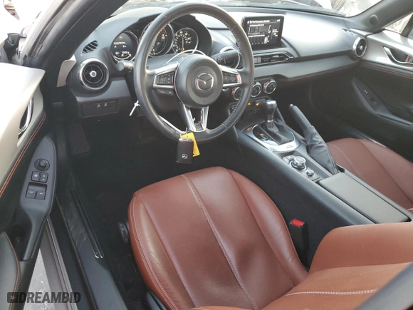 2023 Mazda MX-5 Miata RF Grand Touring with VIN JM1NDAM76P0550711, listed as a Copart auction lot 87710305 with 52,433 mi miles and Salvage Title. Bid and sale history available at carsss.com. Image 8.