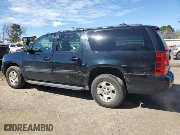 2014 Chevrolet Suburban LT with VIN 1GNSCJE01ER117627, listed as a Copart auction lot 46075985 with 258,564 mi miles and Salvage Title. Bid and sale history available at carsss.com. Image 2.