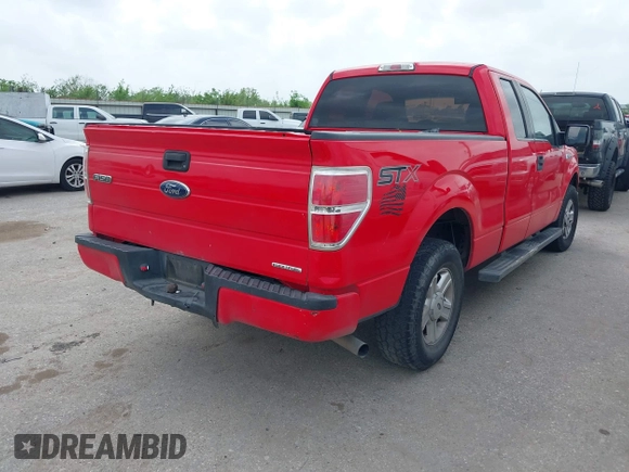 2014 Ford F-150 XL with VIN 1FTEX1CM1EKG04285, listed as a IAAI auction lot 41950621 with 259,722 mi miles. Bid and sale history available at carsss.com. Image 4.
