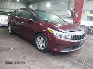 2018 Kia Forte LX with VIN 3KPFK4A79JE258999, listed as a IAAI auction lot 41769396 with 86,597 mi miles. Bid and sale history available at carsss.com. Image 1.