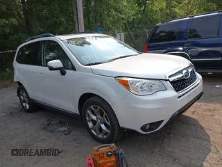 2015 Subaru Forester Touring with VIN JF2SJAWC9FH573973, listed as a IAAI auction lot 42380080 with 87,938 mi miles and . Bid and sale history available at DreamBid. Image 1.