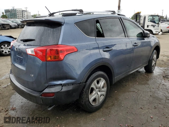 2014 Toyota RAV4 LE with VIN JTMZFREV6ED041246, listed as a Copart auction lot 55559075 with 129,515 mi miles and Salvage title. Bid and sale history available at DreamBid. Image 3.