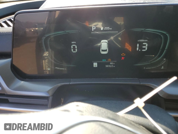 2023 Kia Telluride LX with VIN 5XYP24GC6PG376903, listed as a Copart auction lot 88471645 with 36,922 mi miles and Salvage title. Bid and sale history available at DreamBid. Image 9.