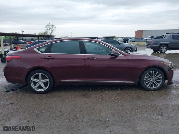 2015 Hyundai Genesis 3.8L with VIN KMHGN4JE5FU049032, listed as a IAAI auction lot 41923088 with 105,013 mi miles. Bid and sale history available at carsss.com. Image 13.