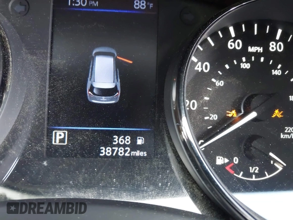 2019 Nissan Rogue SV with VIN JN8AT2MT6KW258099, listed as a IAAI auction lot 41951643 with 38,782 mi miles. Bid and sale history available at carsss.com. Image 15.