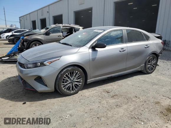 2023 Kia Forte GT-Line with VIN 3KPF54AD6PE572714, listed as a Copart auction lot 48955445 with 36,328 mi miles and Non Repairable. Bid and sale history available at carsss.com. Image 1.