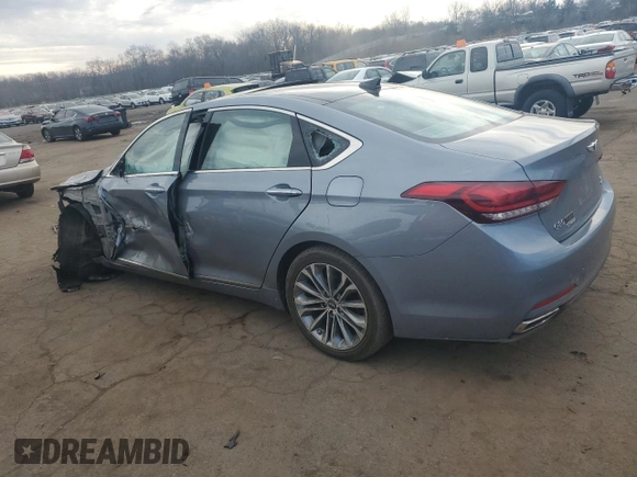 2017 Genesis G80 3.8L with VIN KMHGN4JE5HU204634, listed as a Copart auction lot 50973365 with Not Provided miles and Salvage Title. Bid and sale history available at carsss.com. Image 2.