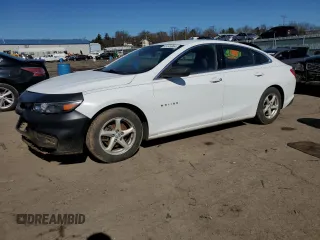 2016 Chevrolet Malibu LS z VIN 1G1ZB5ST0GF295767, wystawiony jako Copart lot #64826644 z przebiegiem 145 186 mil mil oraz Szkoda całkowita • Salvage title. Historia ofert i sprzedaży dostępna na DreamBid. Obrazek 1.