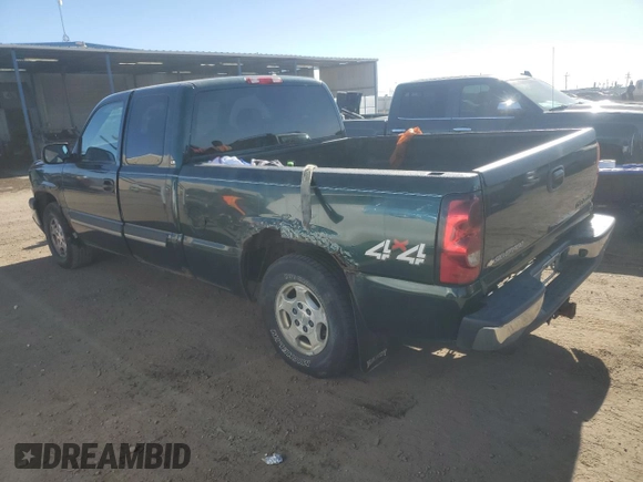 2004 Chevrolet Silverado 1500 LS with VIN 2GCEK19T641183546, listed as a Copart auction lot 44047325 with 163,510 mi miles and Salvage Title. Bid and sale history available at carsss.com. Image 2.