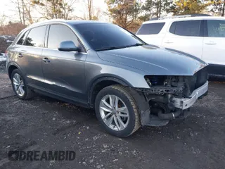 2016 Audi Q3 Premium Plus with VIN WA1EFCFS9GR021959, listed as a IAAI auction lot 41440736 with 110,837 mi miles. Bid and sale history available at carsss.com. Image 1.