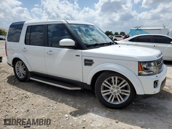 2016 Land Rover LR4 HSE Lux with VIN SALAK2V61GA798836, listed as a Copart auction lot 50187345 with 157,818 mi miles and Clean Title. Bid and sale history available at DreamBid. Image 4.