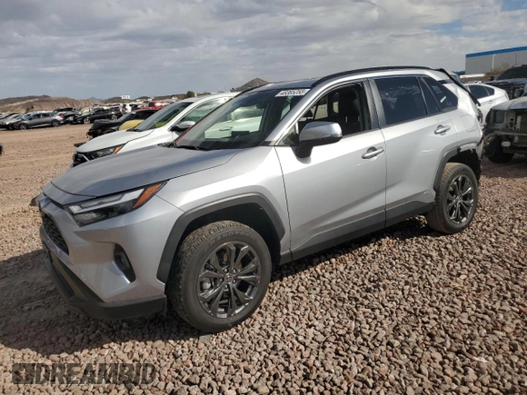 2024 Toyota RAV4 Hybrid XLE Premium with VIN JTMB6RFV7RJ044969, listed as a Copart auction lot 48365255 with 16,176 mi miles and Salvage title. Bid and sale history available at DreamBid. Image 1.