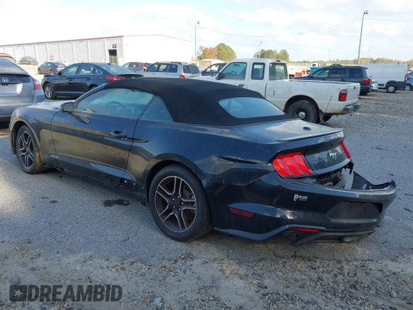 2021 Ford Mustang EcoBoost with VIN 1FATP8UH6M5103235, listed as a IAAI auction lot 40711543 with 52,470 mi miles. Bid and sale history available at carsss.com. Image 3.
