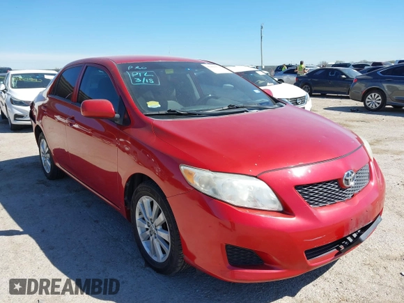 2010 Toyota Corolla with VIN 2T1BU4EE7AC492512, listed as a IAAI auction lot 41865674 with 183,849 mi miles and . Bid and sale history available at DreamBid. Image 1.