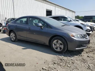 2013 Honda Civic LX z VIN 2HGFB2F58DH600464, wystawiony jako Copart lot #59534175 z przebiegiem 88 107 mil mil oraz Szkoda całkowita • Salvage title. Historia ofert i sprzedaży dostępna na DreamBid. Obrazek 4.