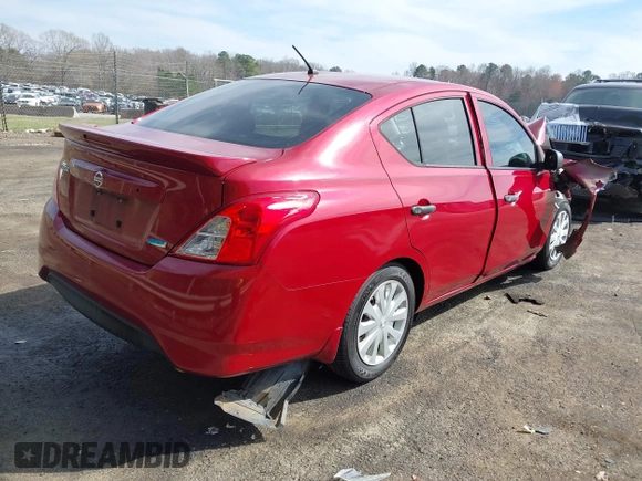 2015 Nissan Versa SV with VIN 3N1CN7AP1FL859969, listed as a IAAI auction lot 41830160 with 74,543 mi miles. Bid and sale history available at carsss.com. Image 4.