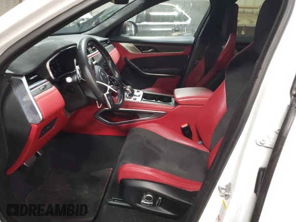 2021 Jaguar F-Pace SVR с VIN SADCZ2EE9MA683503, выставлен на аукционе Copart как лот 87962835 с пробегом 31 747 миль миль и Списание • Salvage title. История ставок и продаж доступна на DreamBid. Изображение 7.