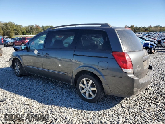 2006 Nissan Quest with VIN 5N1BV28U46N121053, listed as a Copart auction lot 82080434 with 168,902 mi miles and Salvage Title. Bid and sale history available at carsss.com. Image 2.