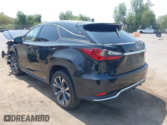 2020 Lexus RX 450h с VIN 2T2HGMDA5LC052075, выставлен на аукционе IAAI как лот 42407001 с пробегом 105 686 миль миль и . История ставок и продаж доступна на DreamBid. Изображение 3.