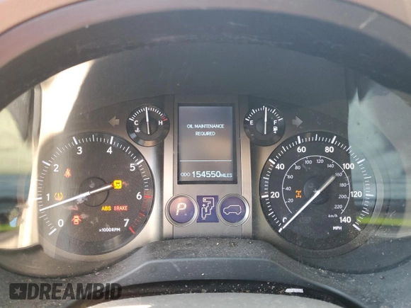 2010 Lexus GX 460 with VIN JTJBM7FX2A5006815, listed as a Copart auction lot 42213785 with 154,550 mi miles and Clean Title. Bid and sale history available at DreamBid. Image 9.