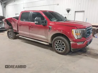 2021 Ford F-150 XL with VIN 1FTFW1EDXMFA89427, listed as a IAAI auction lot 41516041 with 57,816 mi miles and . Bid and sale history available at DreamBid. Image 1.