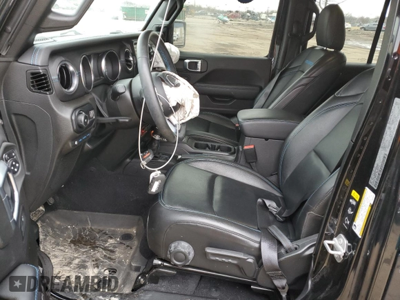 2023 Jeep Wrangler Rubicon z VIN 1C4JJXR63PW566503, wystawiony jako Copart lot #49884605 z przebiegiem 19 304 mil mil oraz Szkoda całkowita • Salvage title. Historia ofert i sprzedaży dostępna na DreamBid. Obrazek 7.