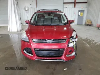 2013 Ford Escape Titanium with VIN 1FMCU9J90DUA69963, listed as a Copart auction lot 61935255 with 99,244 mi miles and Salvage title. Bid and sale history available at DreamBid. Image 5.