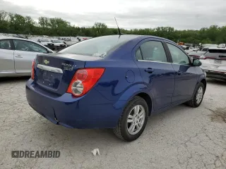 2013 Chevrolet Sonic LT with VIN 1G1JC5SH4D4204450, listed as a Copart auction lot 55173345 with 135,604 mi miles and Clean Title. Bid and sale history available at DreamBid. Image 3.