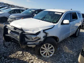 2019 Dodge Durango Special Service with VIN 1C4SDJFT8KC631861, listed as a Copart auction lot 87282394 with 107,286 mi miles and Salvage title. Bid and sale history available at DreamBid. Image 1.
