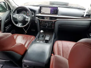 2018 Lexus LX with VIN JTJHY7AX7J4257535, listed as a Copart auction lot 83635384 with 67,720 mi miles and Salvage Title. Bid and sale history available at carsss.com. Image 8.