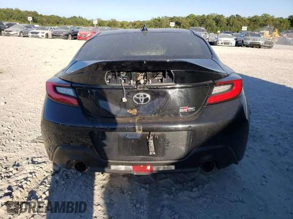 2022 Toyota GR86 Premium with VIN JF1ZNBF10N8750792, listed as a Copart auction lot 75199524 with 0 mi miles and Salvage Title. Bid and sale history available at carsss.com. Image 6.
