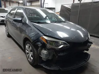 2015 Toyota Corolla L with VIN 5YFBURHE9FP240521, listed as a IAAI auction lot 41847480 with 124,464 mi miles. Bid and sale history available at carsss.com. Image 1.