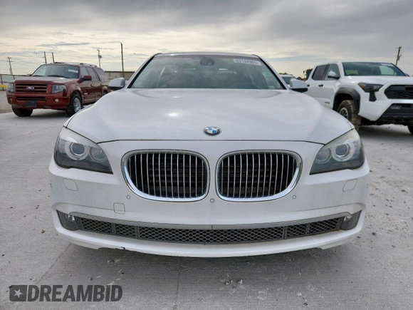2012 BMW 7 Series 750Li xDrive with VIN WBAKC8C5XCC436134, listed as a Copart auction lot 63144905 with 64,282 mi miles and Salvage title. Bid and sale history available at DreamBid. Image 5.