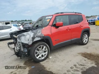 2018 Jeep Renegade Latitude with VIN ZACCJABB0JPH97800, listed as a Copart auction lot 55987105 with Not provided miles and Salvage title. Bid and sale history available at DreamBid. Image 1.