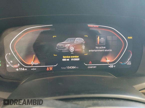 2019 BMW X5 xDrive40i z VIN 5UXCR6C57KLK88824, wystawiony jako Copart lot #47605315 z przebiegiem 154 364 mil mil oraz Szkoda całkowita • Salvage title. Historia ofert i sprzedaży dostępna na DreamBid. Obrazek 9.