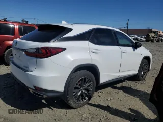 2022 Lexus RX with VIN 2T2SZMDA7NC324175, listed as a Copart auction lot 49082095 with 90,511 mi miles and Salvage Title. Bid and sale history available at carsss.com. Image 3.