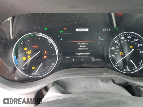 2021 Toyota Sienna Limited with VIN 5TDZSKFC3MS008238, listed as a Copart auction lot 46328225 with 28,269 mi miles and Salvage Title. Bid and sale history available at DreamBid. Image 9.